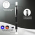 Penyeah Pen with Light, LED Lighted Tip Pen for Writing in the Dark, 2 Pack with Refills - Blue