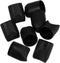 Kichvoe 8pcs Heavy-Duty Black Folding Chair Leg Caps Folding Chair Tube Caps
