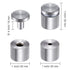 Pelopy 8 Pcs Sign Standoff Screws, Stainless Steel Wall Standoff Mounts for Glass Acrylic Nail (1 x 1 Inch)