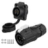 CNLINKO LP-16 IP68 Industrial Waterproof Connector, Quick Plug Circular Connector M16 2-9 Pin Flange Socket