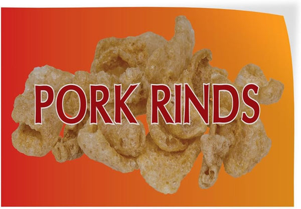 Fastasticdeals Decal Stickers Multiple Sizes Pork Rinds Outdoor Advertising Printing C Industrial Vinyl
