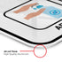 12x18 Inches, .063 Hand Sanitizer Available Here with Apply Rub and Dry Hands Graphic Sign, Rust Free Aluminum, Fade