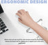 Elbow Gel Wrist Rest for Keyboard and Mouse Transparent White Sea Star Pad Cushion Ergonomic Cute Clear Cool Mouse