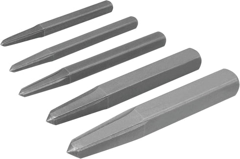 Performance Tool W80562 Screw Extractor Set, 5-Piece Chrome Vanadium Steel with Organizer