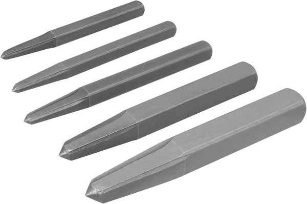 Performance Tool W80562 Screw Extractor Set, 5-Piece Chrome Vanadium Steel with Organizer