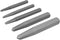 Performance Tool W80562 Screw Extractor Set, 5-Piece Chrome Vanadium Steel with Organizer