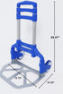 FIXAPIWK 150 lbs Portable Folding Aluminum Hand Truck, Heavy Duty Collapsible Luggage Cart with Telescoping Handle