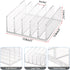 Hipiwe 2-Pack Acrylic File Organizer, 5 Slots Letter Sorter for Sorting Mail & Documents on Desktop