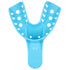 JMU Dental Impression Tray, 12 Pcs Perforated Disposable Impression Trays, 4 Medium Lower