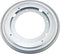 WHYHKJ Circular Rotating Plate Bearing 8 inch White Zinc Silver Multi Purpose Rotating