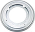 WHYHKJ Circular Rotating Plate Bearing 8 inch White Zinc Silver Multi Purpose Rotating