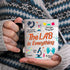 Funny Lab Tech Gifts - Ceramic Mug 11oz, Lab Week Gifts for Laboratory Workers, Medical Laboratory Science Gifts for