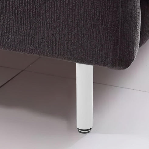 2pcs Hemobllo Adjustable Metal Sofa Legs Furniture Support Feet with Floor Protectors Folding Iron Cabinet Table Legs