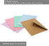 Pukka Pad, Carpe Diem Gummed Envelopes for Greeting Cards - Pack of 25 Pastel A2 Envelopes, 4.38 x 5.75 in