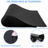 WochiTV Solid Rubber Sheets, 12" Wide x 1/32" Thick x 24" Long Neoprene Strips for DIY Gasket Material