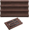 EURYNOME Genuine Leather Pen Display Case, 3 Pens Holder, Pen Display Stand for Desk