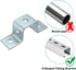 5 Hole U Shaped Strut Connector Bracket, Height 1-3/4", Width 1-1/2", Fit for 1/2" Bolt in 1-5/8" Strut Channel