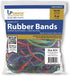 Upgrade Office Supply UPG22754A Rubber Bands, Size #54 Assorted Sizes in Red, Blue, and Green, 12 Ounce Bag