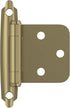 Amerock BPR3429BBZ Cabinet Hinge, Variable Overlay Self Closing Face Mount, Golden Champagne, 1 Pair/2 Pack
