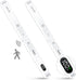 WILLED Under Cabinet Lights Rechargeable, Battery Display, 60 LED Touch Light Bar,