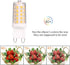 BAOMING G9 LED Bulb 4W 40 Watt T4 G9 Base Halogen Equivalent 2700K Soft Warm White, 5 Pack