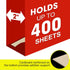 HERKKA Extra Capacity Hanging File Folders, 60 Pack, Reinforced Letter Size, 2 Inch Expansion for Bulky Files, 12