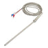 uxcell 8mm Threaded 2M Temperature Thermocouple Probe, K Type 150mm x 5mm