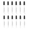 PATIKIL Eye Dropper, 12Pcs 1ml Glass Graduated Pipette Measured Dropper with Rubber Cap for Essential Oils and Lab