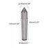 uxcell MT3 Carbide Tipped Lathe Dead Center Morse Taper 3MT 60 Degree for Woodworking Woodturning Lathe Drill Tool Tungsten Steel