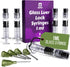 5 Pack Reusable Borosilicate Glass Luer Lock Syringe, 1ml Capacity, Pet Safe Needles for Arts, Crafts, Lab