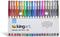KINGART 400-20 Metallic Rollerball Gel Pens, Set of 20 Shiny Colors with Soft-Grip Comfort for All Ages