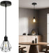 LTBLIGHT Black Pendant Light, Modern Single Pendant Light Fixture with 1.2m Cord,