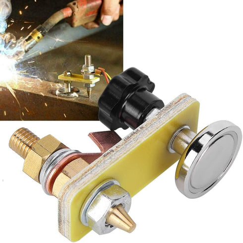 Welding Magnetic Single Head, Soldering Grounding Connector Tool, Thickened Insulation Board