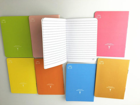 Yansanido 12 Pcs Pocket Notebook, 4.9 Inch x 3.5 Inch, 24 Sheets (48 Pages) 7mm College Ruled Portable Mini Notepads