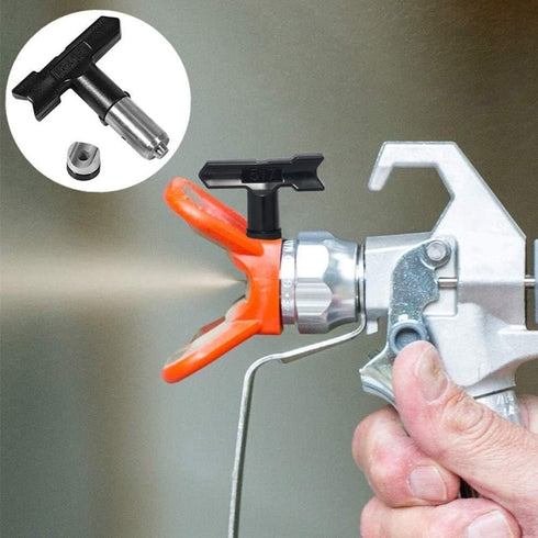Reversible Airless Paint Sprayer Nozzle Tips Black Airless Spray Gun Tips Reversible Tungsten Steel Paint Sprayer Nozzle Accessoies Sprayer Tip Nozzles Paint Spray Tips(217)