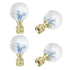 PATIKIL 1/4-27 Lamp Finial Cap for Lampshade Harp Top, 4Pcs Cap Nut Screw