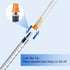 ProtectX 50 Pack 1ml/cc Syringe with 25G 1 Inch Needle, Disposable Syringe for Scientific Labs