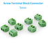 Green 20PCS 2P 2 Pin Screw Terminal Block Connector, 5mm Pitch for Arduino, 8A 250V