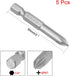 uxcell 5 Pcs 6mm PH1 Magnetic Phillips Screwdriver Bits, 1/4 Inch Hex Shank 2-inch Length S2 Power Tool by uxcell