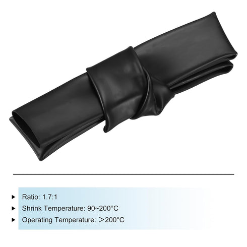 1.7:1 1.18"30mm) 1.26"32mm) 3.28ft(1m) MECCANIXITY Silicone Heat Shrink Tubing Ratio ID x OD Silicone Rubber Hose