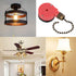 ZE-208s Ceiling Fan Switch - 3 Speed 4 Wire Pull Chain Switch, Replacement Part for Ceiling Fan Appliances (Bronze