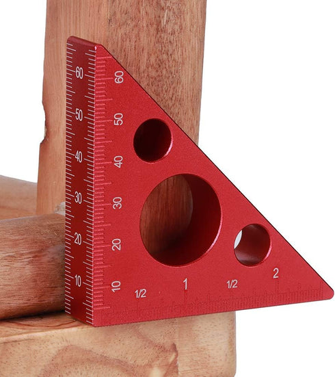 Carpenter Ruler, Aluminum Alloy Right Angle Ruler for Woodworking Measuring Tool for Roofers and Builders