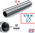 K & S Precision Metals 87117 Round Stainless Steel Tube, 5/16" OD