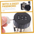 2pcs Combination Lock for Desk Drawer and Cabinet Secure Safety Lock for Home Furniture Bedside Table and Shoe Cabinet