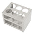 Metal Test Tube Rack, 304 Stainless Steel Holder, Sturdy Structure for Diameter 30mm Tubes