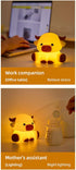 KidoYean 3 Dimmable Cute Highland Cow Night Light, Squishy Highland Cow Novelty Animal Lamp, Level Nursery Nightlight