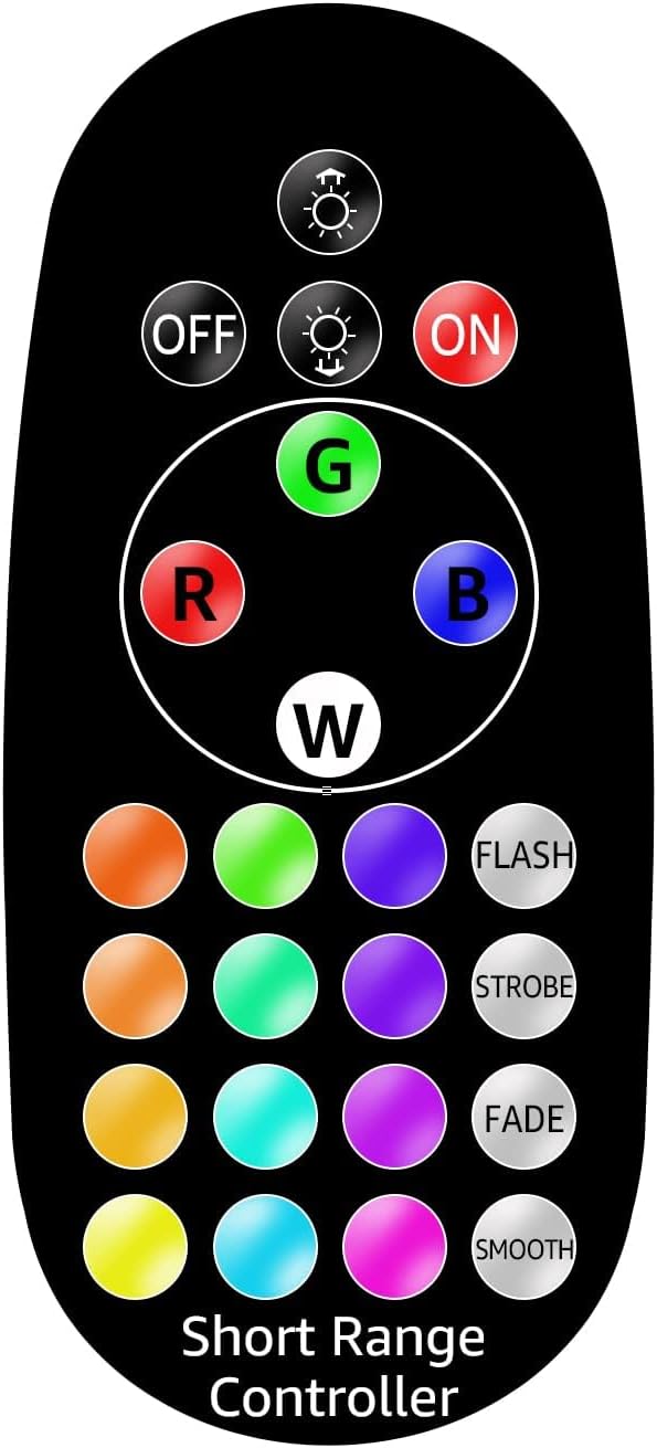 SUNVIE RGBW Landscape Lights Remote Control Color Changing Landscape Lights Remote Controller for