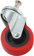 4 Pack Heavy-Duty 2.5" Swivel Caster Wheel for Creeper Service Cart Stool, Post Mount