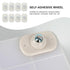 8pcs NUOBESTY Self-Adhesive Sticky Casters Universal Swivel Storage Box Wheels with Steel Ball Bearings for Rolling