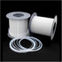 Generic 3D F46 3D 4 5mm,5 PTFE Tube, Milk White PTFE Tube for Printer Parts Pipe Insulated Hose,for Printers(ID x OD